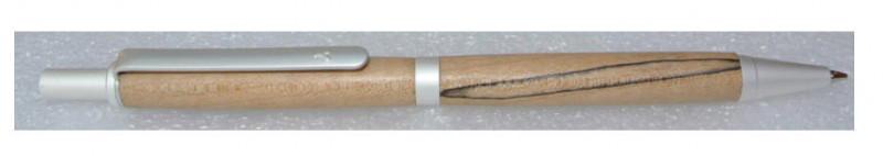 Penna in legno satinato di Dominique Magnenat
